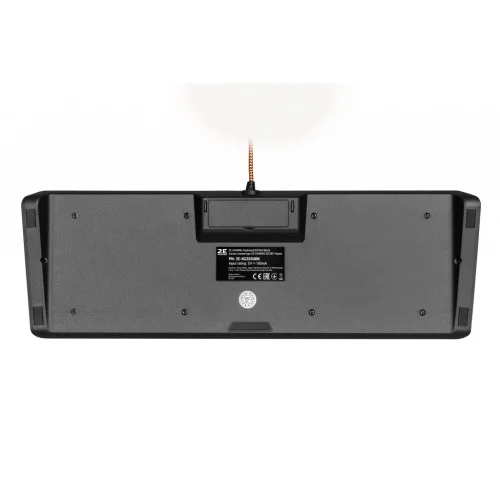 Клавіатура 2E KG355 LED 87key USB Black Ukr (2E-KG355UBK)