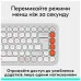 Клавіатура Logitech POP Icon Keys Bluetooth UA Off-White (920-013072)