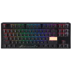 Клавіатура Ducky One 3 TKL Cherry MX Silent Red RGB UA USB Black (DKON2187ST-SUAPXCLAWSC1)