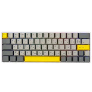 Клавіатура Epomaker EP64 60 Mulan Switch Hot-Swap RGB Wireless/Bluetooth/USB UA White (EP64-W-M)