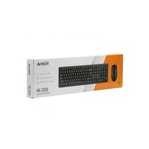 Комплект A4Tech KK-3330 USB Black (KK-3330 Black)