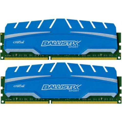 Модуль памяті для компютера DDR3 16GB (2x8GB) 1866 MHz Ballistix Sport Micron (BLS2C8G3D18ADS3CEU)