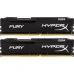 Модуль памяті для компютера DDR4 16GB (2x8GB) 2666 MHz Fury Black Kingston Fury (ex.HyperX) (HX426C15FBK2/16)