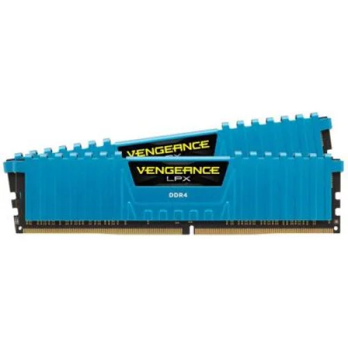 Модуль памяті для компютера DDR4 16GB (2x8GB) 3000 MHz Vengeance LPX Blue Corsair (CMK16GX4M2B3000C15B)