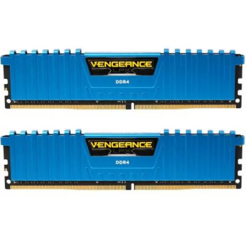 Модуль памяті для компютера DDR4 16GB (2x8GB) 3000 MHz Vengeance LPX Blue Corsair (CMK16GX4M2B3000C15B)