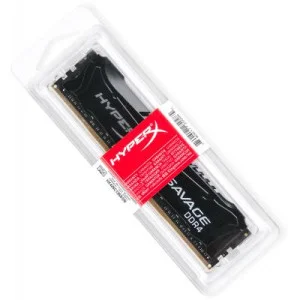 Модуль памяті для компютера DDR4 8GB 2666 MHz HyperX Savage Black Kingston Fury (ex.HyperX) (HX426C13SB2/8)