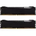 Модуль памяті для компютера DDR4 8GB (2x4GB) 2400 MHz Savage Blak Kingston Fury (ex.HyperX) (HX424C12SB2K2/8)
