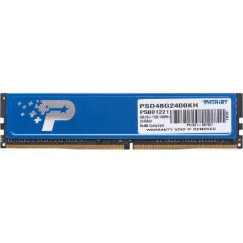 Модуль памяті для компютера DDR4 8GB (2x4GB) 2400 MHz Patriot (PSD48G2400KH)