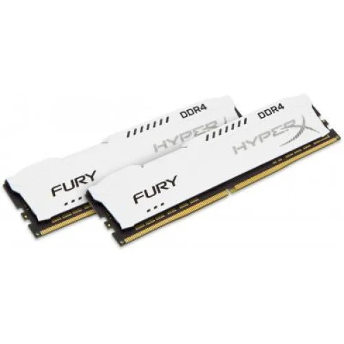 Модуль памяті для компютера DDR4 32GB (2x16GB) 2666 MHz HyperX FURY White Kingston Fury (ex.HyperX) (HX426C16FWK2/32)