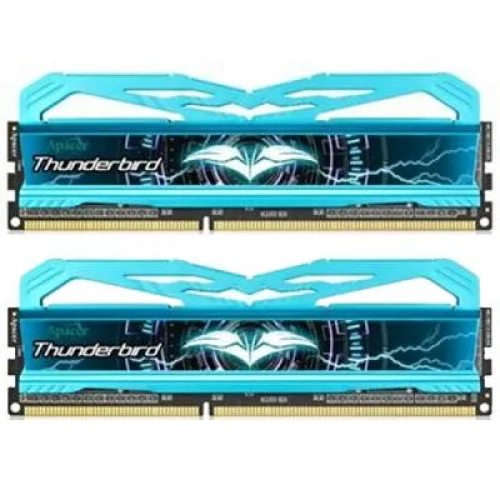 Модуль памяті для компютера DDR3 16GB (2x8GB) 2400 MHz Thunderbird Series-Blue Apacer (DK.16GAT.KA7K2)