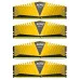 Модуль памяті для компютера DDR4 32GB (4x8GB) 3200 MHz XPG Z1-HS Gold ADATA (AX4U320038G16-QGZ)
