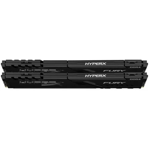 Модуль памяті для компютера DDR4 16GB (2x8GB) 2400 MHz HyperX FURY Black Kingston Fury (ex.HyperX) (HX424C15FB3K2/16)