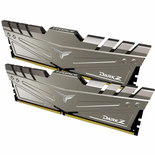 Модуль памяті для компютера DDR4 16GB (2x8GB) 3200 MHz T-Force Dark Z Gray Team (TDZGD416G3200HC16CDC01)