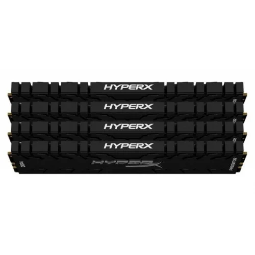 Модуль памяті для компютера DDR4 128GB (4x32GB) 3200 MHz HyperX Predator Black Kingston Fury (ex.HyperX) (HX432C16PB3K4/128)