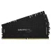 Модуль памяті для компютера DDR4 128GB (4x32GB) 3200 MHz HyperX Predator Black Kingston Fury (ex.HyperX) (HX432C16PB3K4/128)