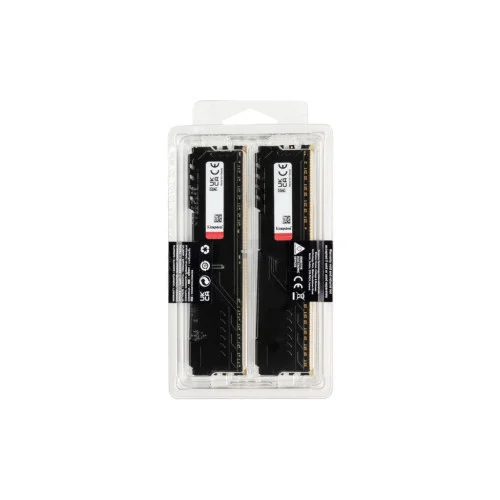 Модуль памяті для компютера DDR4 64GB (2x32GB) 3200 MHz Fury Beast Black Kingston Fury (ex.HyperX) (KF432C16BBK2/64)