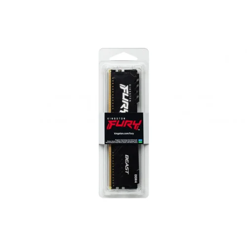 Модуль памяті для компютера DDR4 16GB 3733 MHz Fury Beast Black Kingston Fury (ex.HyperX) (KF437C19BB1/16)