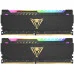 Модуль памяті для компютера DDR4 16GB (2x8GB) 3200 MHz Viper Steel RGB Black Patriot (PVSR416G320C8K)