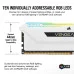 Модуль памяті для компютера DDR4 16GB (2x8GGB) 3600 MHz Vengeance RGB Pro SL White Corsair (CMH16GX4M2D3600C18W)