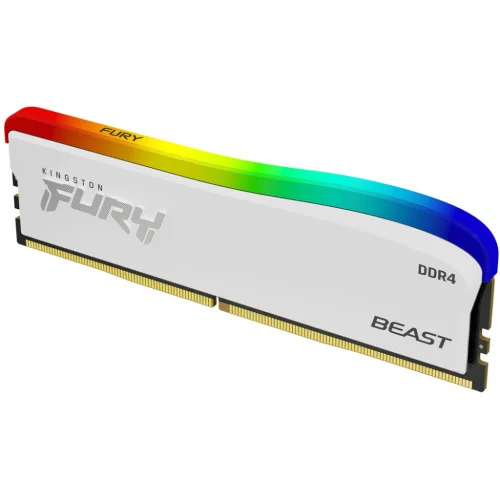 Модуль памяті для компютера DDR4 16GB 3200 MHz Beast White RGB SE Kingston Fury (ex.HyperX) (KF432C16BWA/16)
