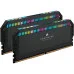 Модуль памяті для компютера DDR5 32GB (2x16GB) 6200 MHz Dominator Platinum RGB Black Corsair (CMT32GX5M2X6200C36)