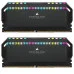 Модуль памяті для компютера DDR5 32GB (2x16GB) 6200 MHz Dominator Platinum RGB Black Corsair (CMT32GX5M2X6200C36)