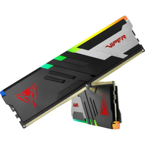 Модуль памяті для компютера DDR5 32GB (2x16GB) 7400 MHz Viper Venom RGB Patriot (PVVR532G740C36K)