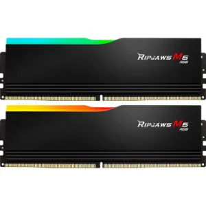Модуль пам'яті для комп'ютера DDR5 32GB (2x16GB) 6000 MHz Ripjaws M5 RGB Matte Black G.Skill (F5-6000J3040F16GX2-RM5RK)