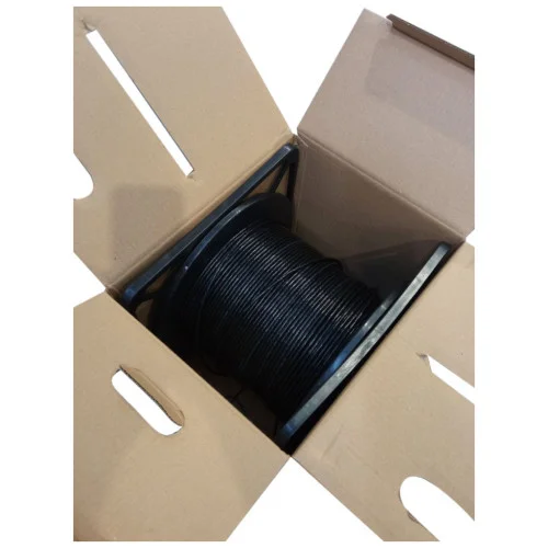 Кабель мережевий ЗЗКМ UTP 305м 4*2*24AWG[0,51] мідь[СU] cat.5e, зовнішній [PE] (74269)
