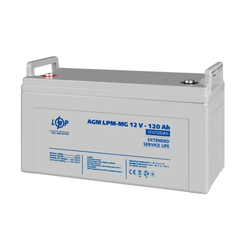 Батарея до ДБЖ LogicPower LPM MG 12В 120 Ач (3876)