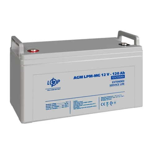 Батарея до ДБЖ LogicPower LPM MG 12В 120 Ач (3876)