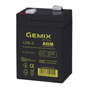 Батарея до ДБЖ Gemix 6В 5Ач (LP6-5)