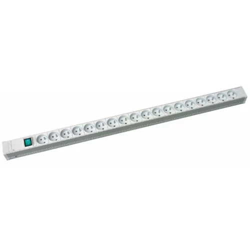 Силовий блок Zpas 19 0U 861 мм. 18 розеток schuko с выкл. (WZ-LZ23-10-SU-000)