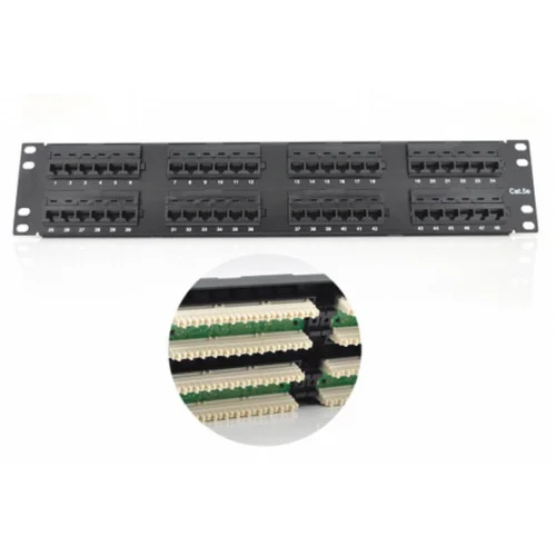 Патч-панель 19 48хRJ-45 UTP 2U cat.5e Voltronic (09650)