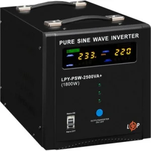 Пристрій безперебійного живлення LogicPower LPY- PSW-2500VA+ (1800W) (22874)