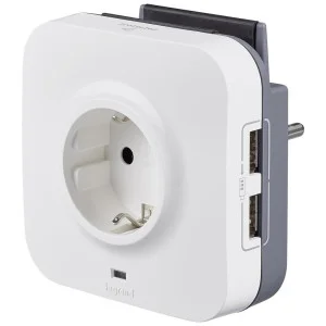 Мережевий фільтр живлення LEGRAND 1хSchuko, 2хUSB (694671)