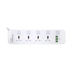 Мережевий фільтр живлення LDNIO SC4408, 4 роз+4USB (SC4408)