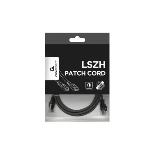 Патч-корд 3м S/FTP CU cat 6A Cablexpert (PP6A-LSZHCU-BK-3M)