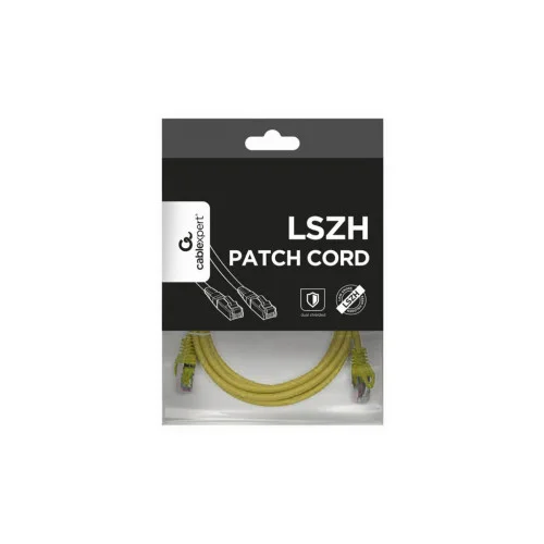 Патч-корд 0.25м S/FTP CU cat 6A Cablexpert (PP6A-LSZHCU-Y-0.25M)