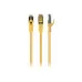 Патч-корд 0.25м S/FTP CU cat 6A Cablexpert (PP6A-LSZHCU-Y-0.25M)