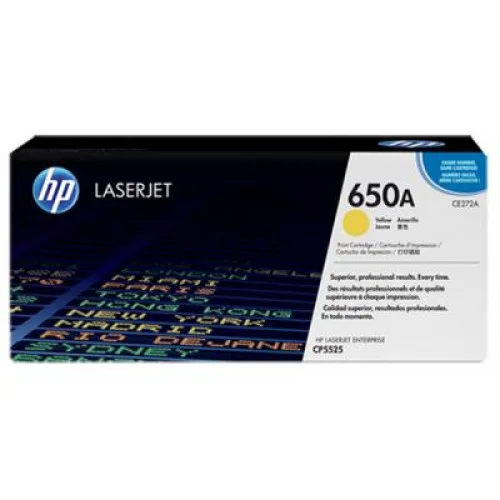 Картридж HP CLJ  650A yellow, CP5525 (CE272A)