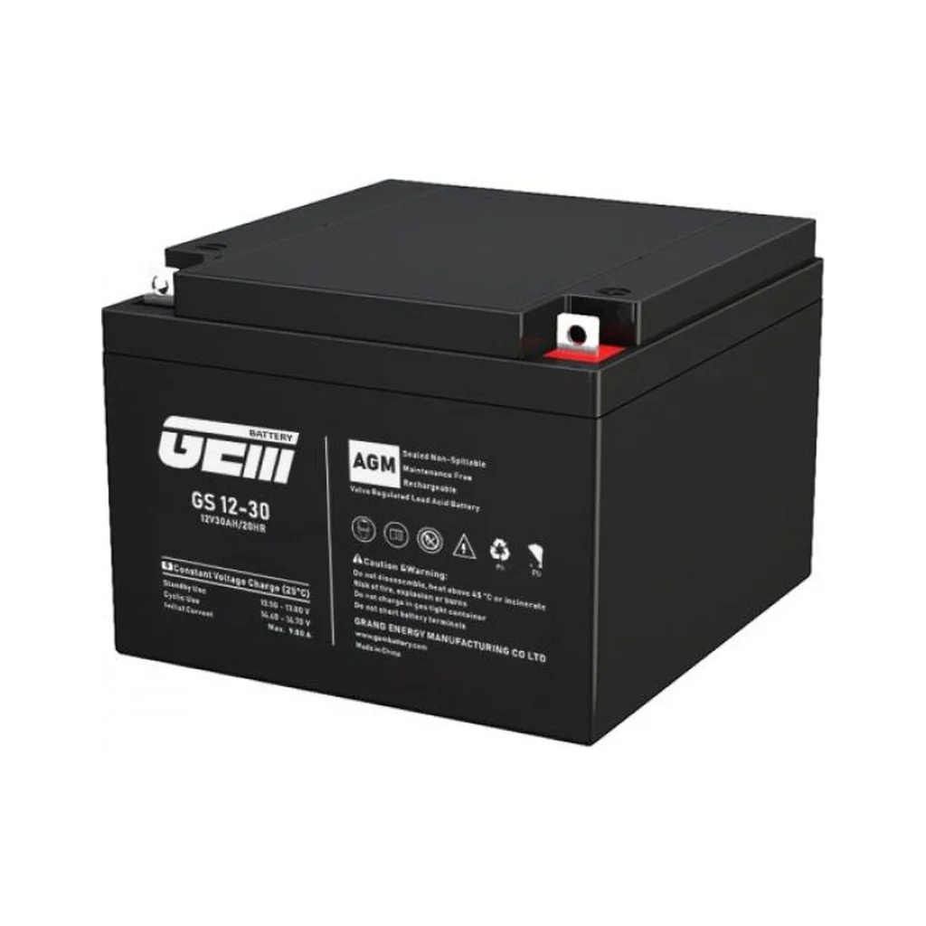 Батарея до ДБЖ GEM GS 12V-30Ah (GS 12-30)