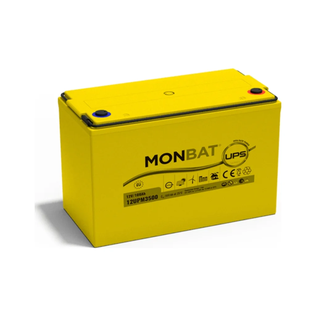 Батарея до ДБЖ MONBAT 12V-100Ah, AGM (12UPM3500)