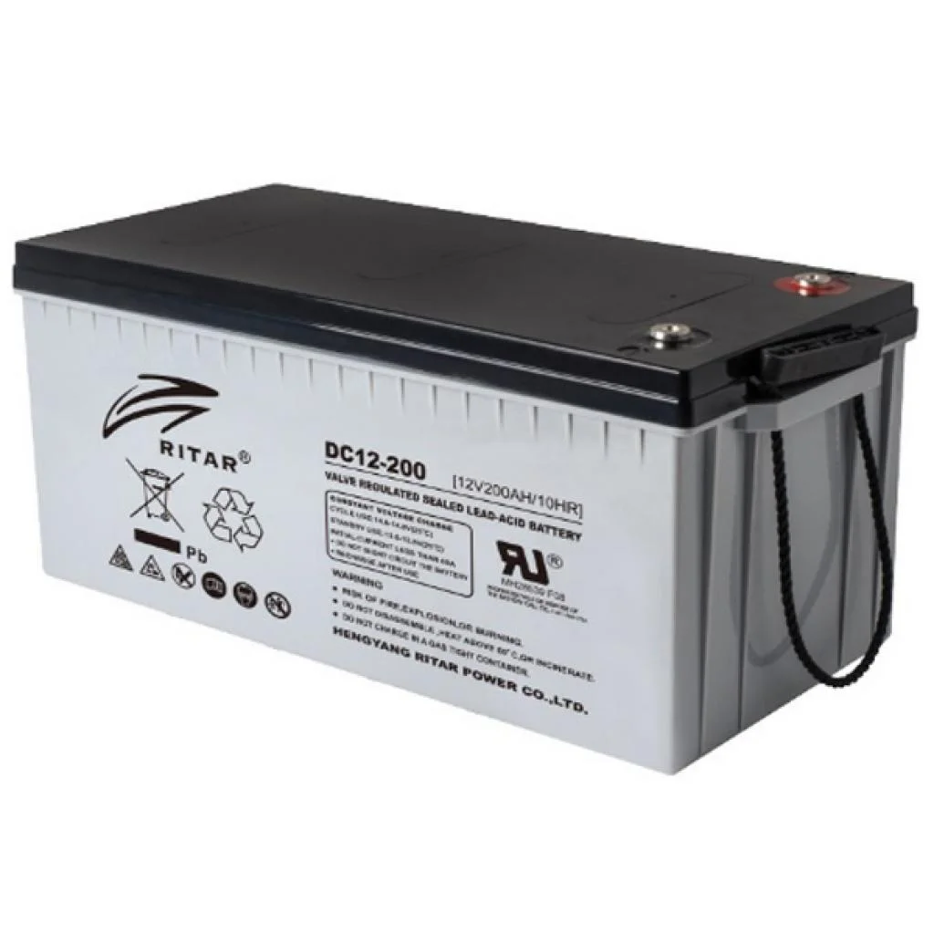 Батарея до ДБЖ Ritar CARBON DC12-200C 12V-200Ah (DC12-200C)