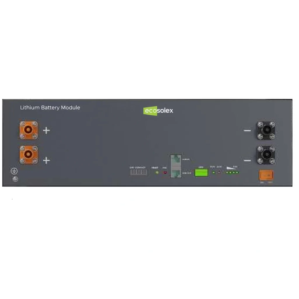 Батарея LiFePo4 Ecosolex LV 51.2V 100Ah 5.12kWh (RS-R51100A)