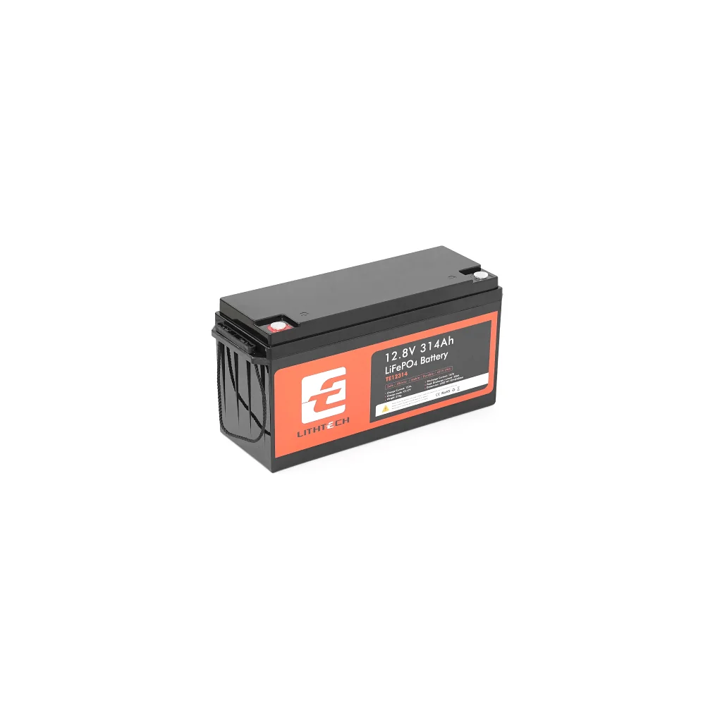 Батарея LiFePo4 LITHTECH 12,8V 314Ah, 3,14 + Bluetooth (TE12314BH)