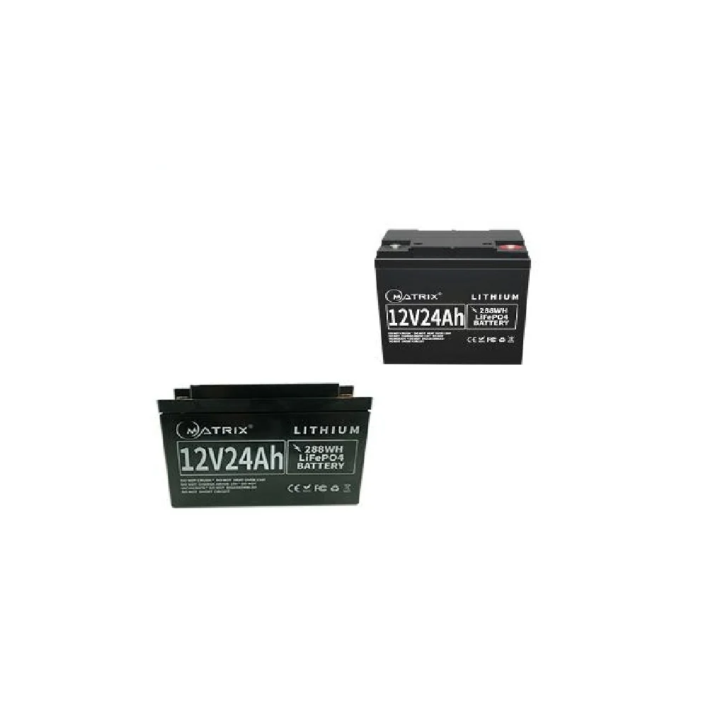 Батарея LiFePo4 Matrix 12.8V-24Ah 307.2Wh (MLR 1224)