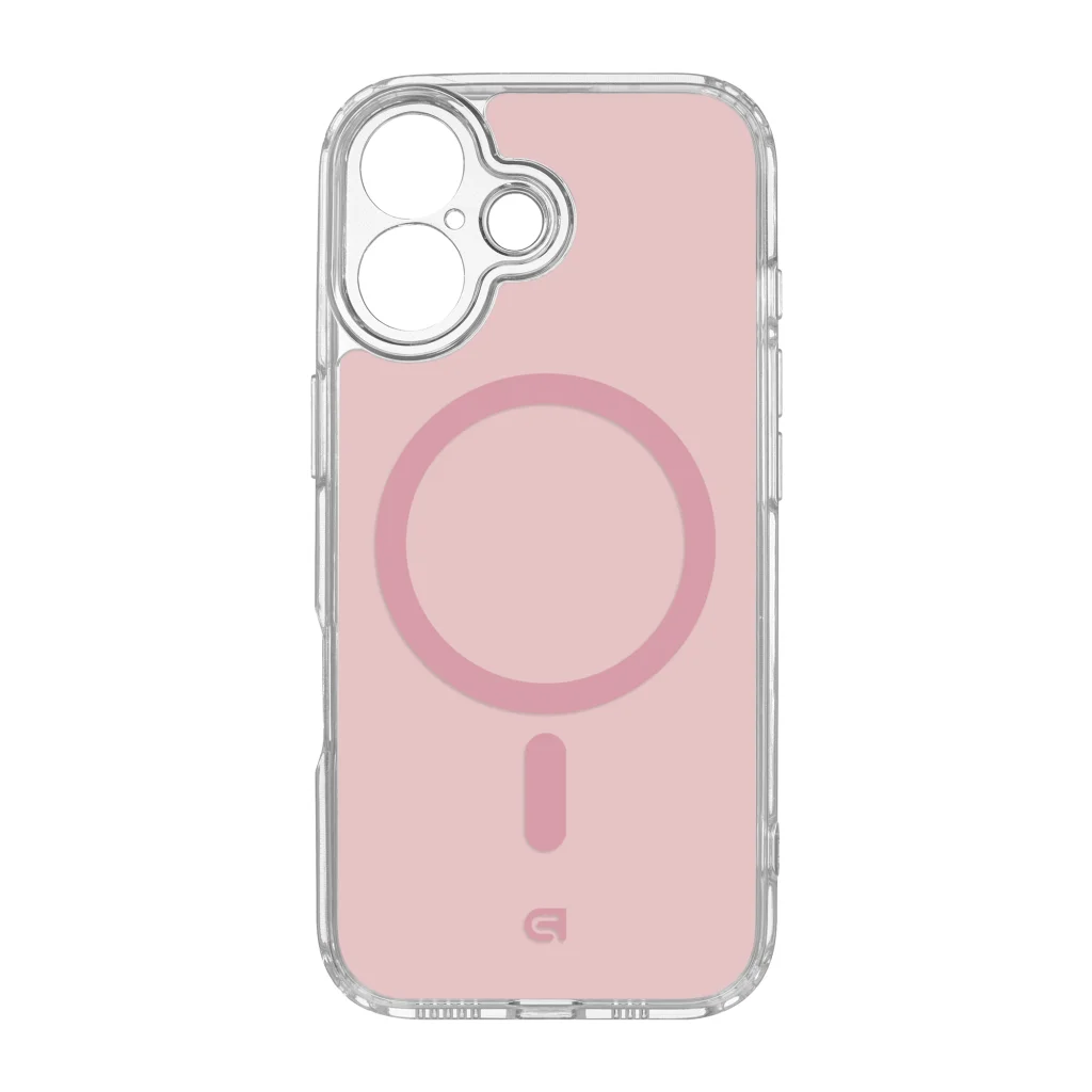Чохол до мобільного телефона Armorstandart Clear Hybrid MagCase Apple iPhone 17 Pink (ARM91741)