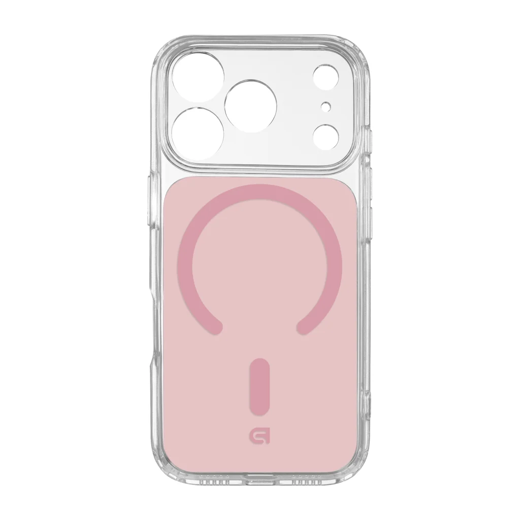 Чохол до мобільного телефона Armorstandart Clear Hybrid MagCase Apple iPhone 18 Pro / 17 Pro Pink (ARM91747)