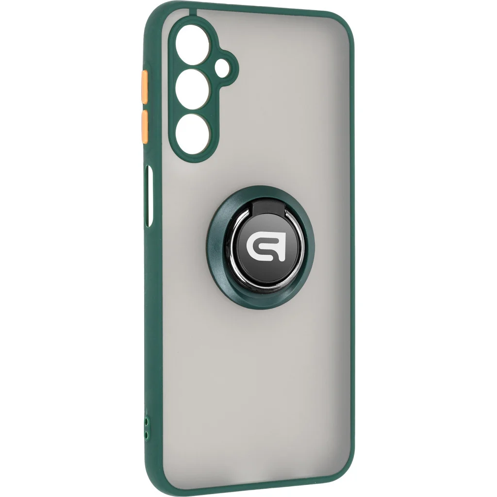 Чохол до мобільного телефона Armorstandart Frosted Matte Ring Samsung A25 5G (A256) Dark Green (ARM73764)